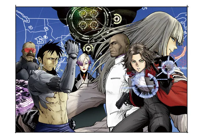 Glitch Witch manga key visual one