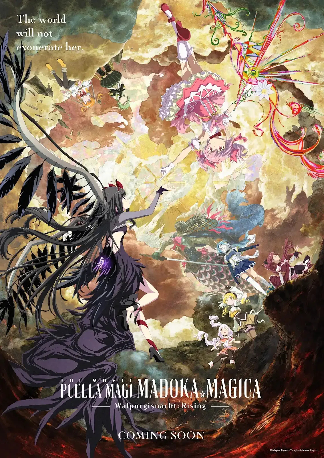Puella Magi Madoka Magica –Walpurgisnacht Rising- key visual 2 English