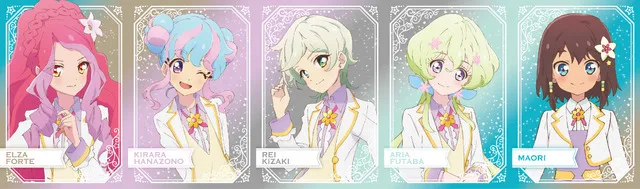 Aikatsu Stars advance ticket bonus postcard 4