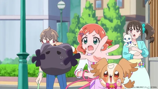 Кадр з овертюри фільму Детектив Pretty Cure