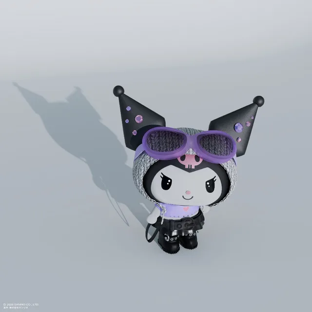 Kuromi character portrait