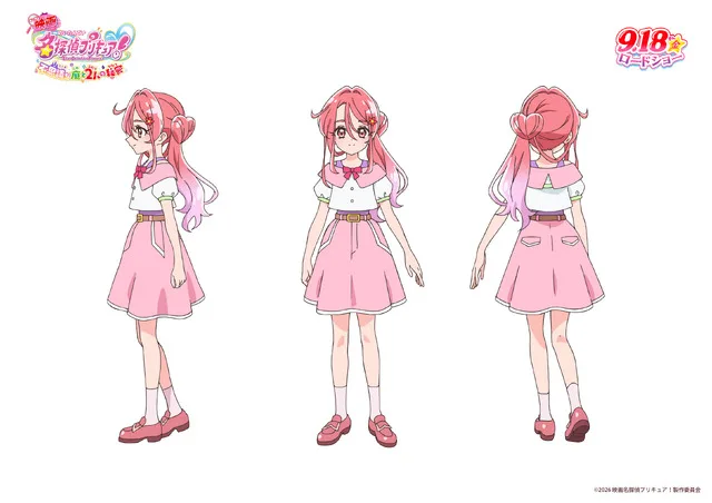 Karin character design sheet