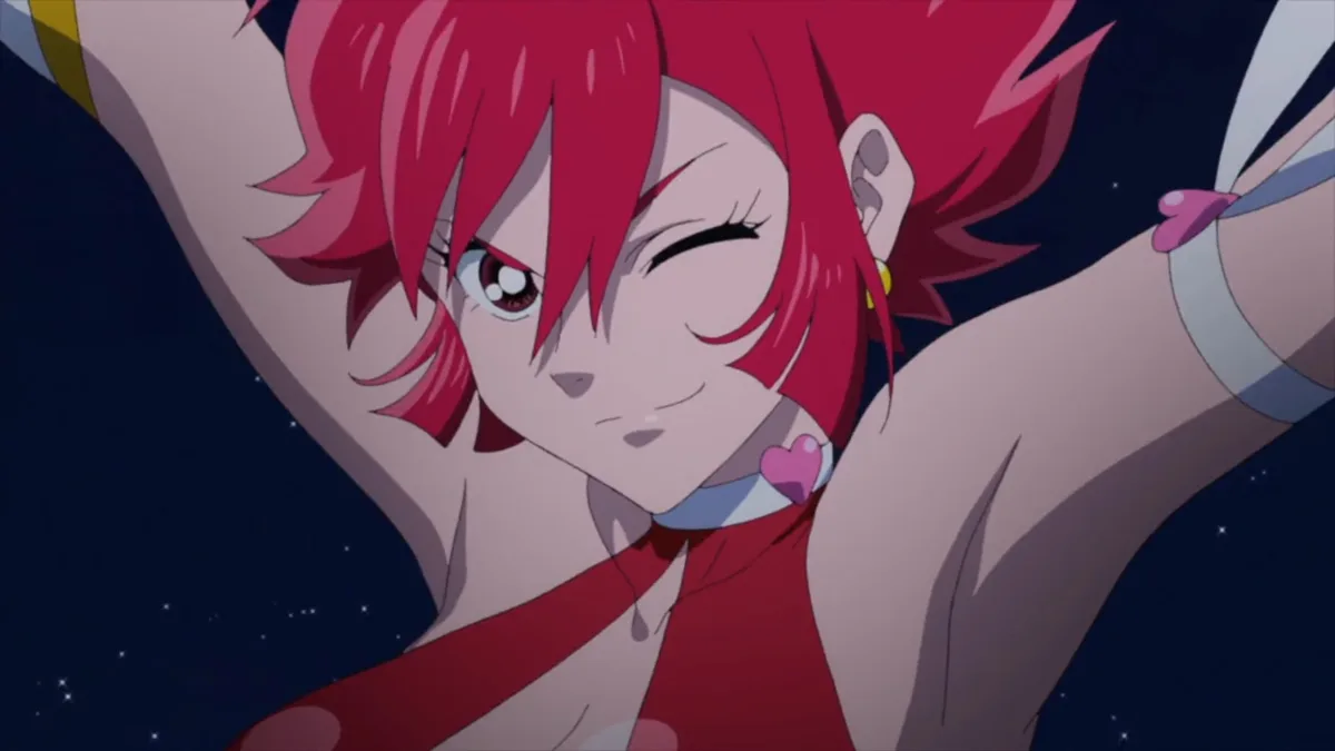Хані Кісараґі під час трансформації в аніме Cutie Honey Universe