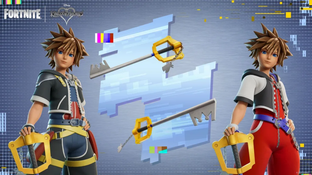 Kingdom Hearts characters in Fortnite Item Shop