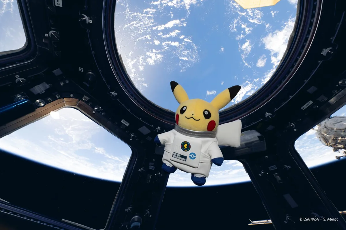 Pikachu in space ©ESA/NASA - S. Adenot