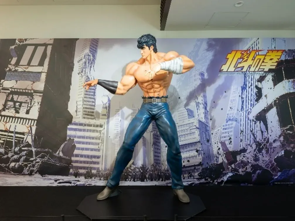 anime tokyo station fist of the north star exhibition kenshiro statue
