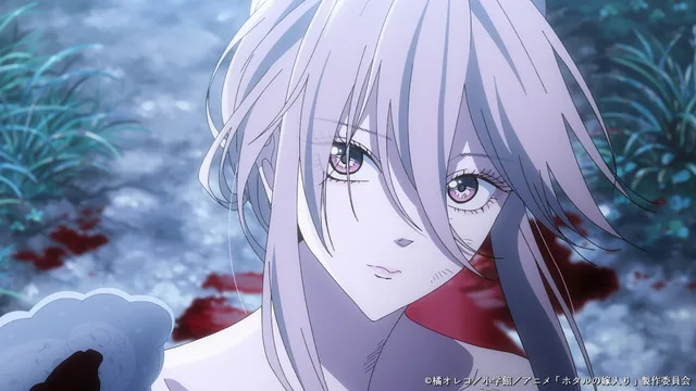 Кадр із першої серії Hotaru no Yomeiri 4