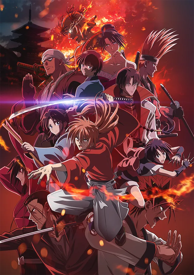 Himura Kenshin from Rurouni Kenshin Kyoto Disturbance key visual