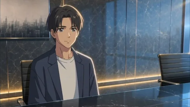 Кадр із фільму Hoshi no Uta ga Kikoeru