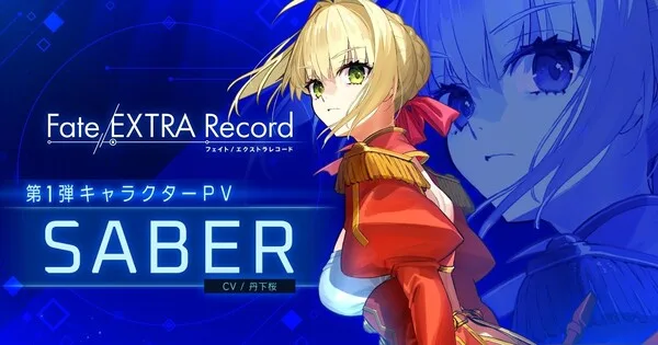 'Fate/Extra Record' Unveils First Character Trailer Highlighting Saber; Sets January 28 Release