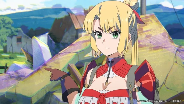 Character standing ready for adventure