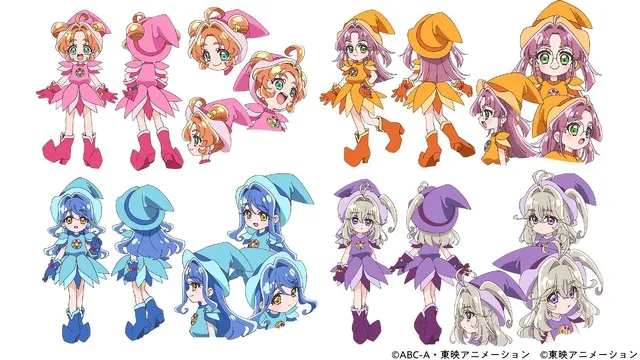 Detective Precure! x Ojamajo Doremi Setting Illustration