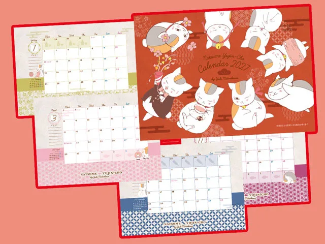 Nyanko-Sensei Desk Calendar 2027 Preview