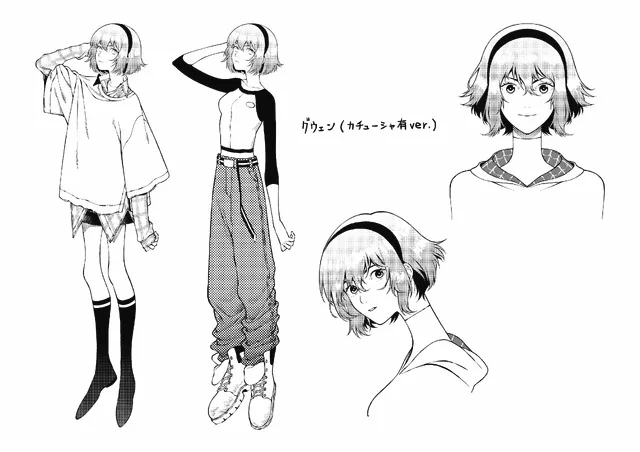 Spider-Gwen Manga Concept Art by Ryusei Yamada