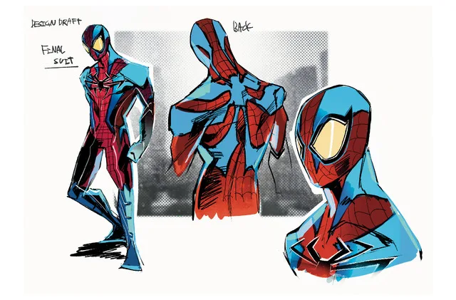 Spider-Man Manga Concept Art by tokitokoro