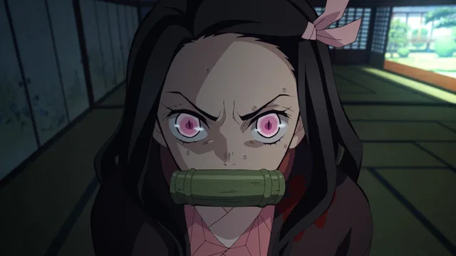 Nezuko resisting Sanemi's provocation