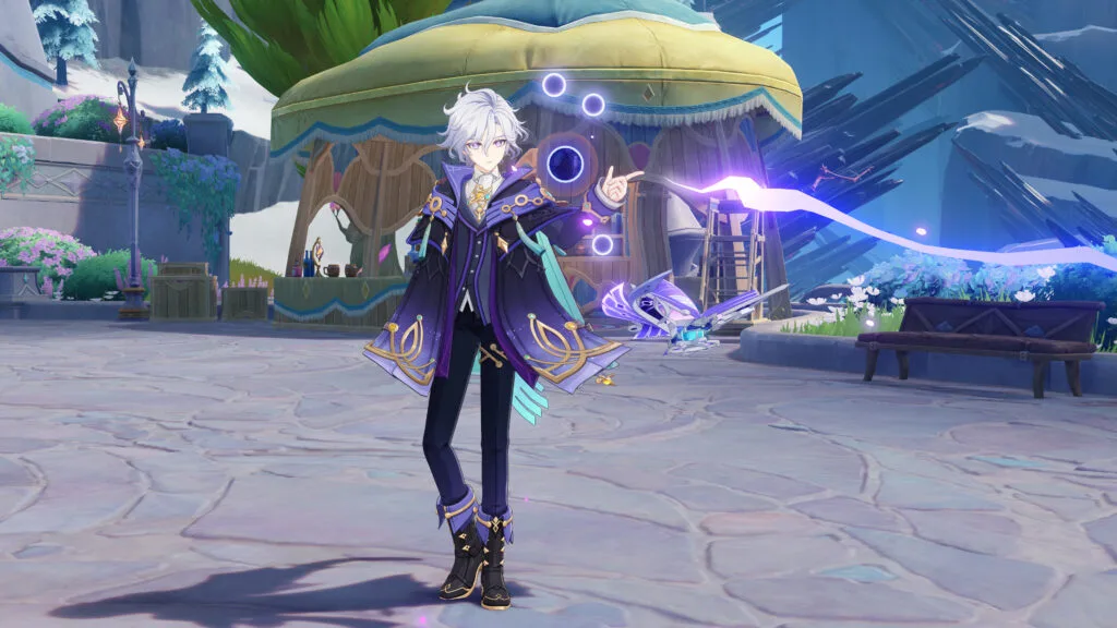 Genshin Impact Mitya character combat visual
