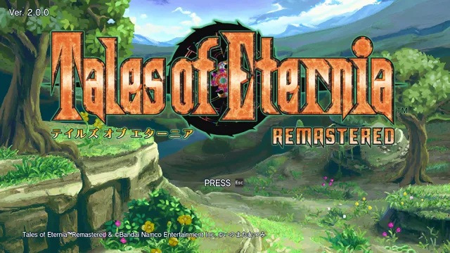 Tales of Eternia Remaster Key Visual