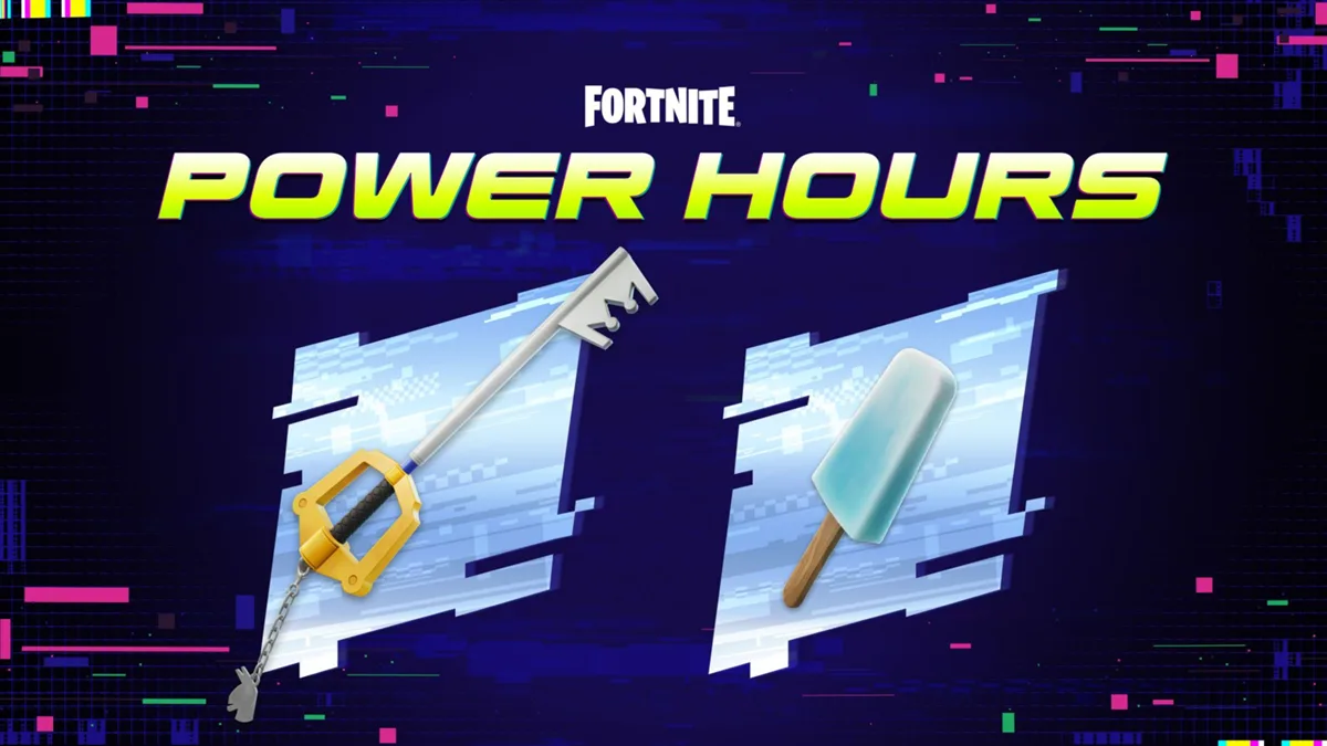 Kingdom Hearts x Fortnite collaboration key artwork